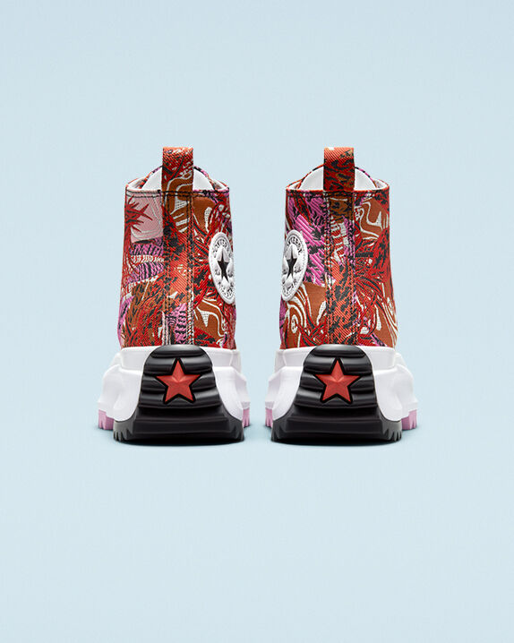Run Star Hike Platform Tropical Florals High Tops