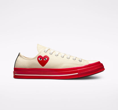 Converse x Comme des Garçons PLAY Chuck 70 Low Top