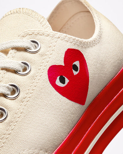 Converse x Comme des Garçons PLAY Chuck 70 Low Top