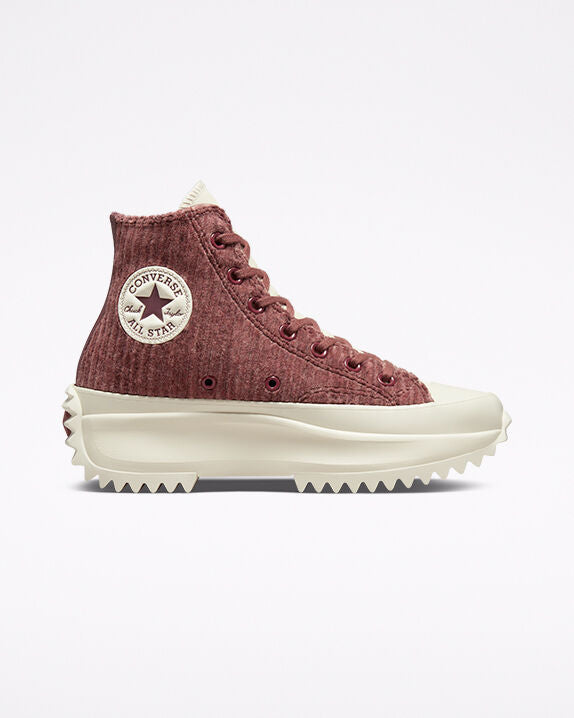 Run Star Hike Platform Striped Knit High Top