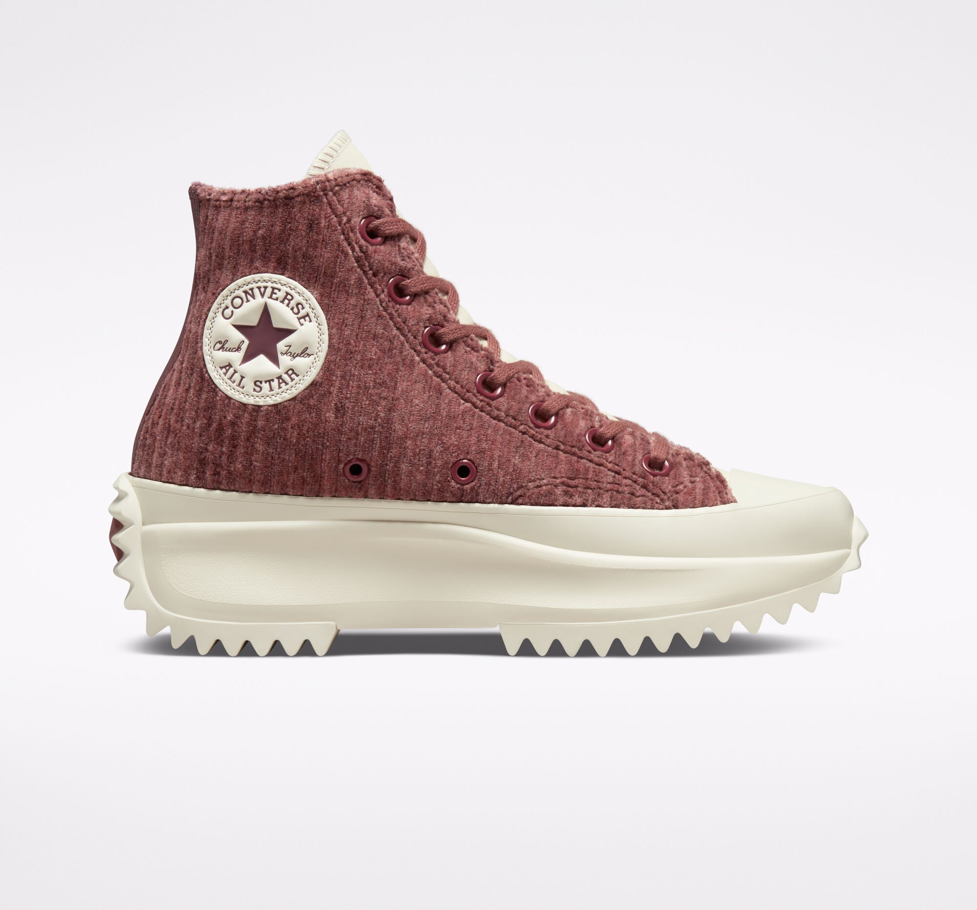 Run Star Hike Platform Striped Knit High Top