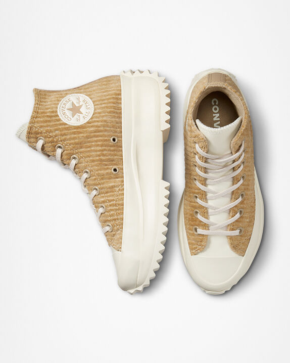 Run Star Hike Platform Striped Knit High Top