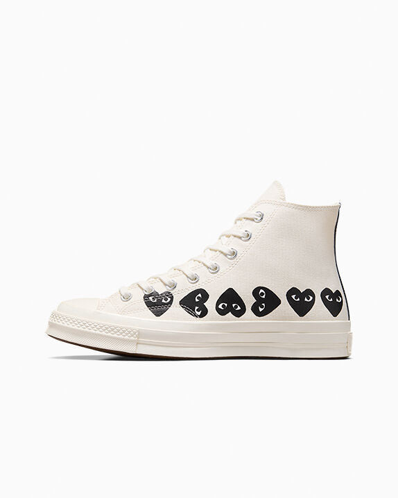 Converse x Comme des Garçons PLAY Chuck 70 Multi Heart High Top