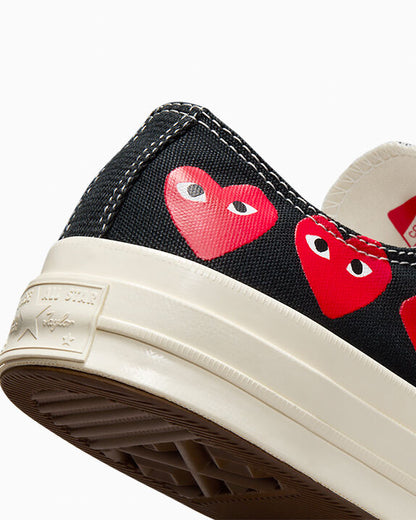 Converse x Comme des Garçons PLAY Chuck 70 Multi Heart Low Top
