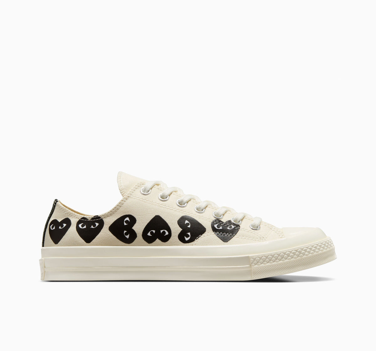 Converse x Comme des Garçons PLAY Chuck 70 Multi Heart Low Top