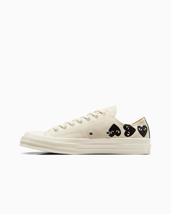 Converse x Comme des Garçons PLAY Chuck 70 Multi Heart Low Top