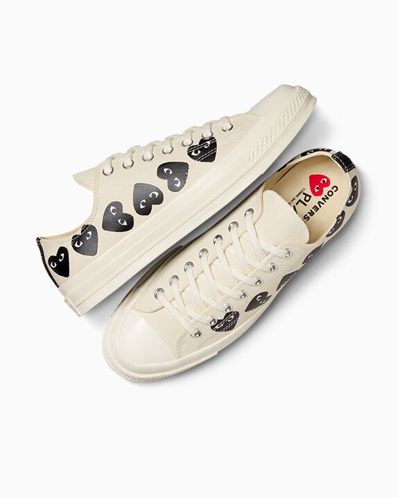 Converse x Comme des Garçons PLAY Chuck 70 Multi Heart Low Top
