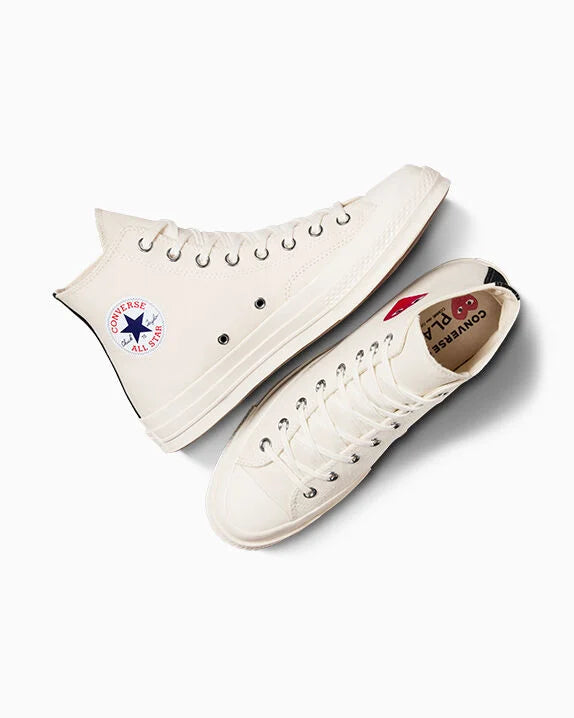 Converse X Comme des Garçons PLAY Chuck 70 OG Single Heart High Top