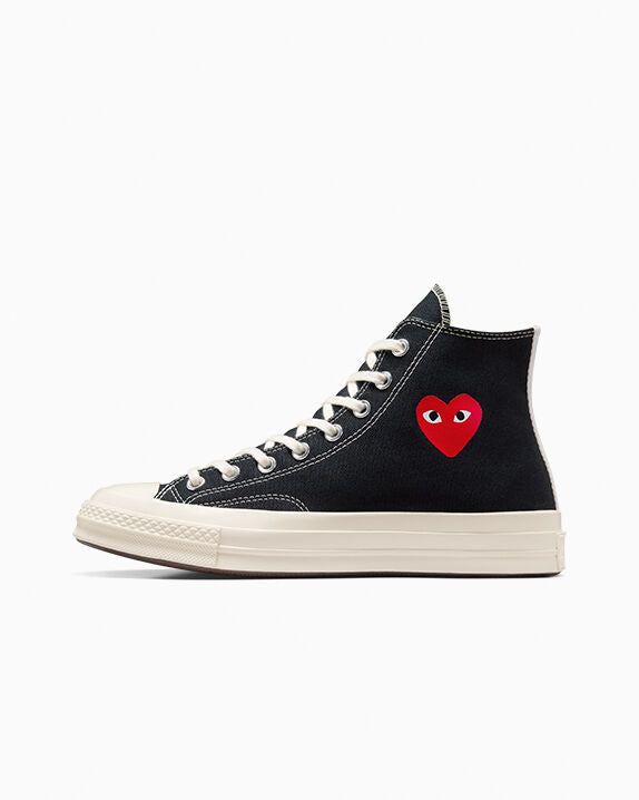 Converse X Comme des Garçons PLAY Chuck 70 OG Single Heart High Top
