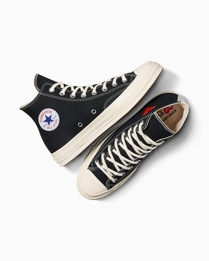 Converse X Comme des Garçons PLAY Chuck 70 OG Single Heart High Top