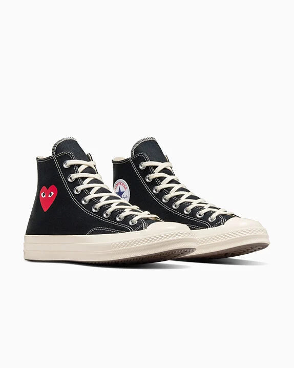 Converse X Comme des Garçons PLAY Chuck 70 OG Single Heart High Top