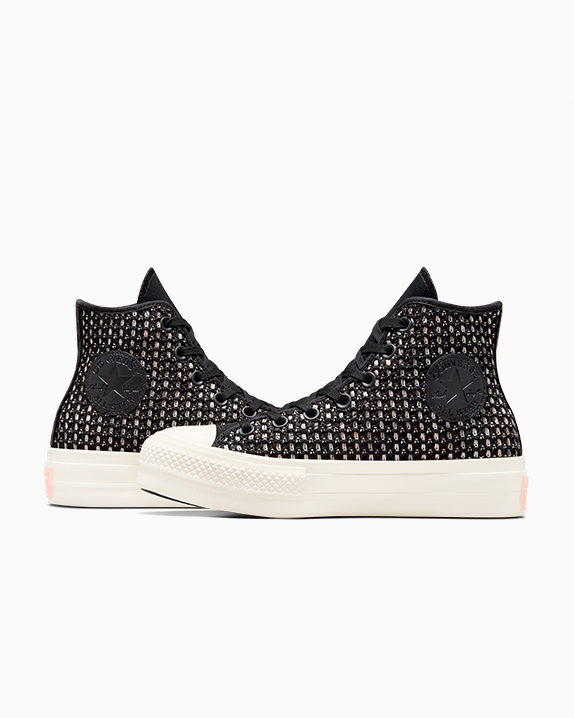 Chuck Taylor All Star Lift Platform Crochet High Top
