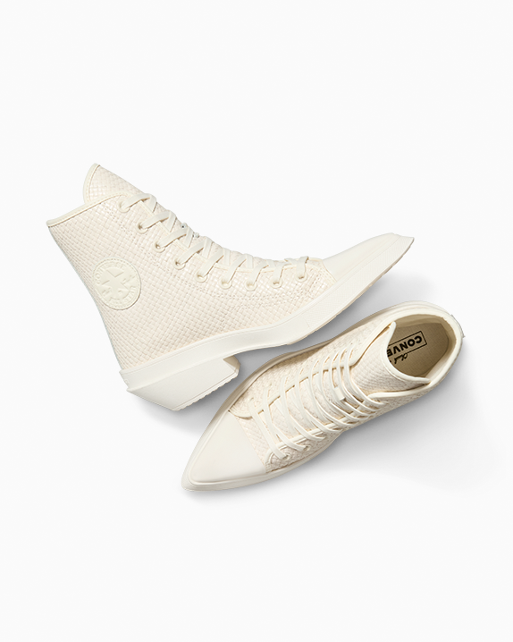 Chuck 70 De Luxe Pointed Platform Woven Leather