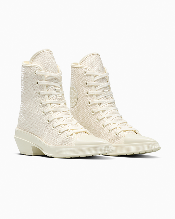 Chuck 70 De Luxe Pointed Platform Woven Leather