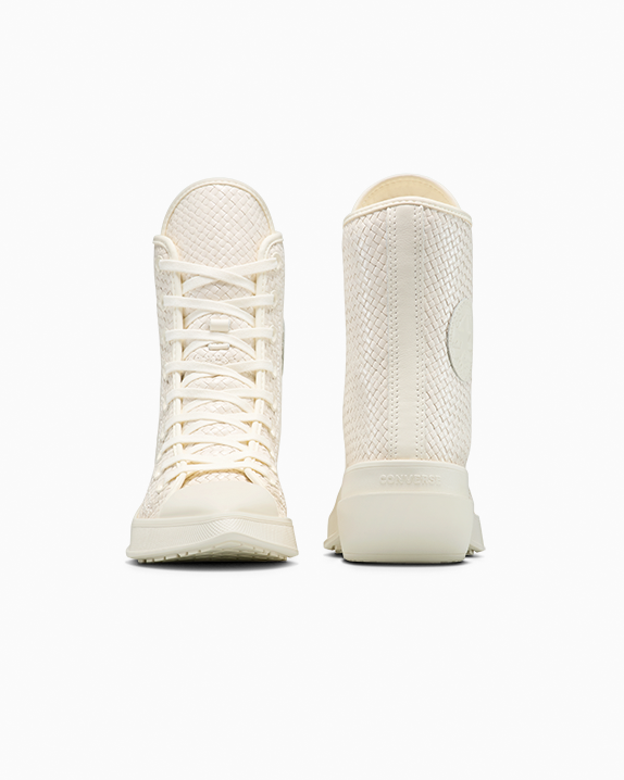 Chuck 70 De Luxe Pointed Platform Woven Leather