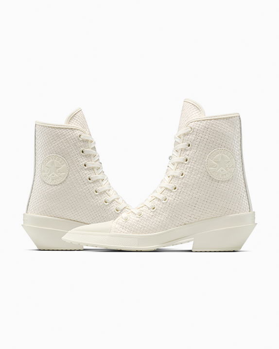 Chuck 70 De Luxe Pointed Platform Woven Leather