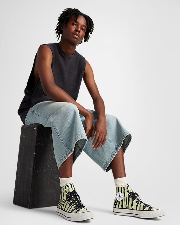 Chuck 70 Glow-In-The-Dark Zebra Print High Top