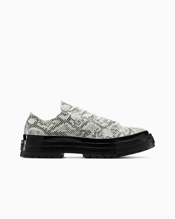 Chuck 70 Formal Suede Snake Print Low Top