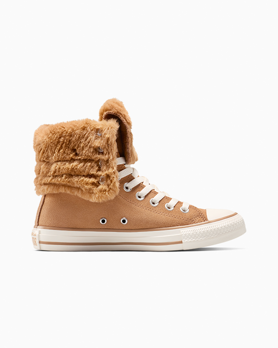 Chuck Taylor All Star Fold Over XHi Faux Fur