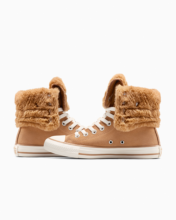 Chuck Taylor All Star Fold Over XHi Faux Fur