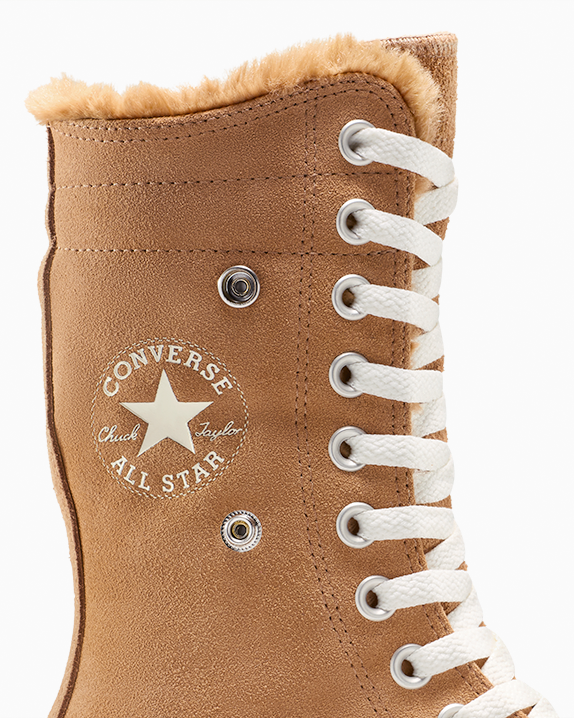Chuck Taylor All Star Fold Over XHi Faux Fur