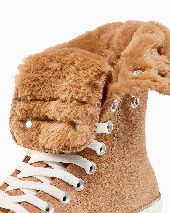 Chuck Taylor All Star Fold Over XHi Faux Fur