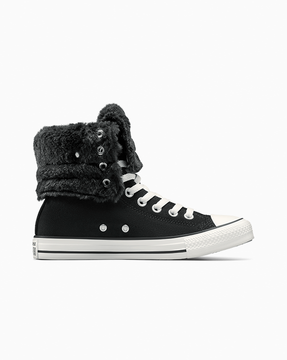 Chuck Taylor All Star Fold Over XHi Faux Fur