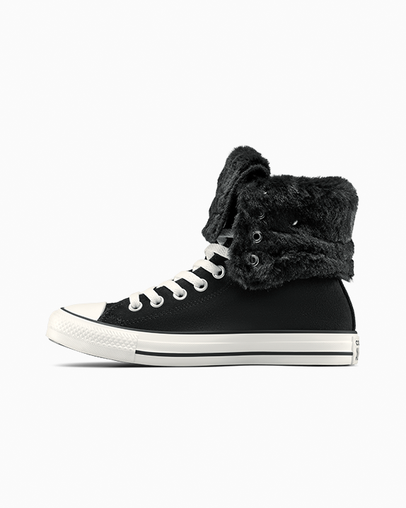 Chuck Taylor All Star Fold Over XHi Faux Fur