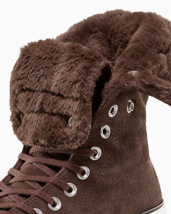 Chuck Taylor All Star Fold-Over Lift Platform XHi Faux Fur
