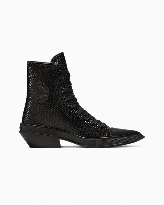 Chuck 70 De Luxe Pointed Platform Woven Leather