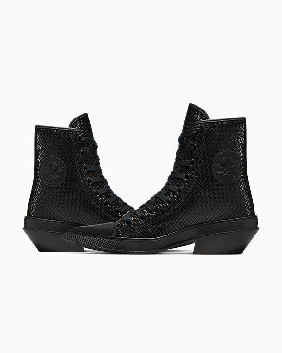 Chuck 70 De Luxe Pointed Platform Woven Leather