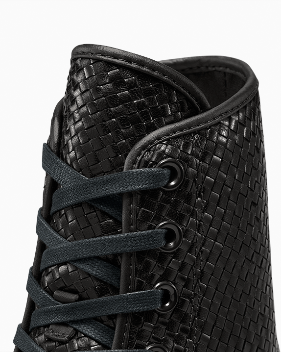 Chuck 70 De Luxe Pointed Platform Woven Leather
