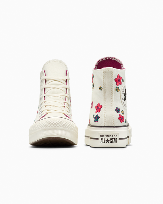 Chuck Taylor All Star Lift Platform Flowers