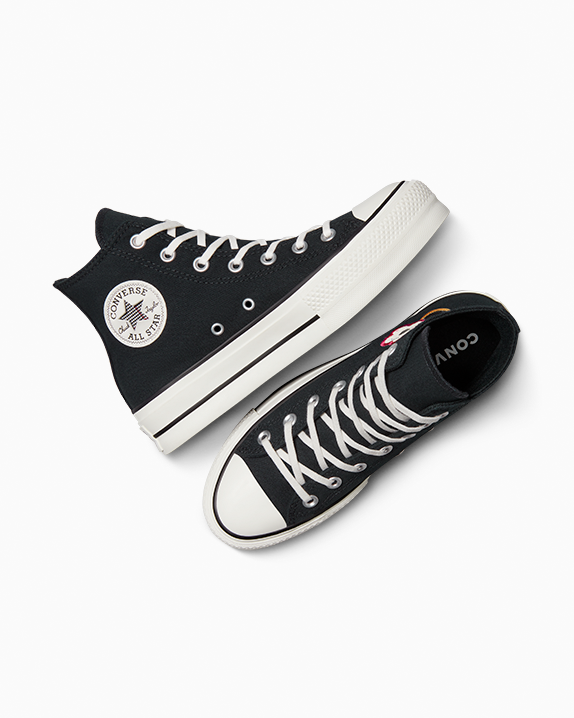 Chuck Taylor All Star Lift Platform Floral Patchwork