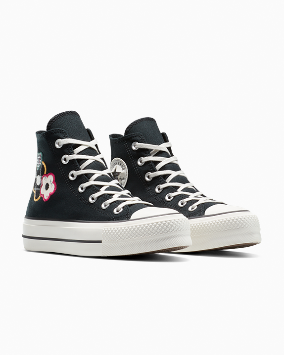 Chuck Taylor All Star Lift Platform Floral Patchwork