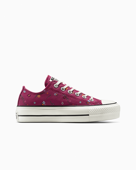 Chuck Taylor All Star Lift Platform Floral Patchwork