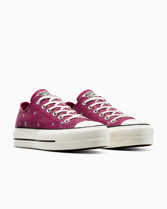 Chuck Taylor All Star Lift Platform Floral Patchwork