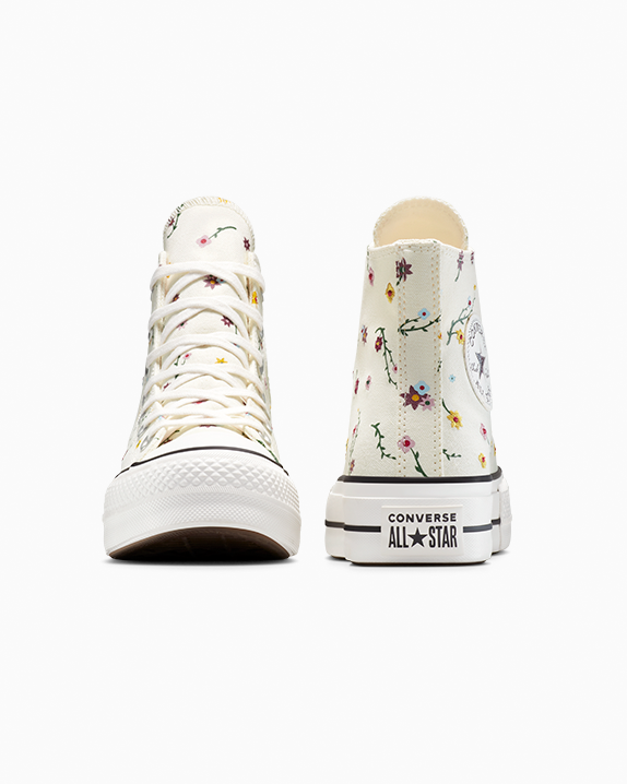 Chuck Taylor All Star Lift Platform Embroidered Blooms