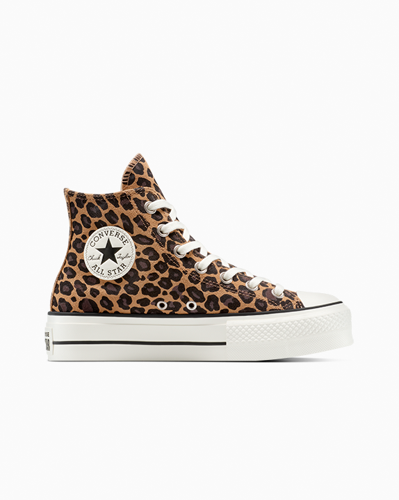 Chuck Taylor All Star Lift Platform Leopard Suede
