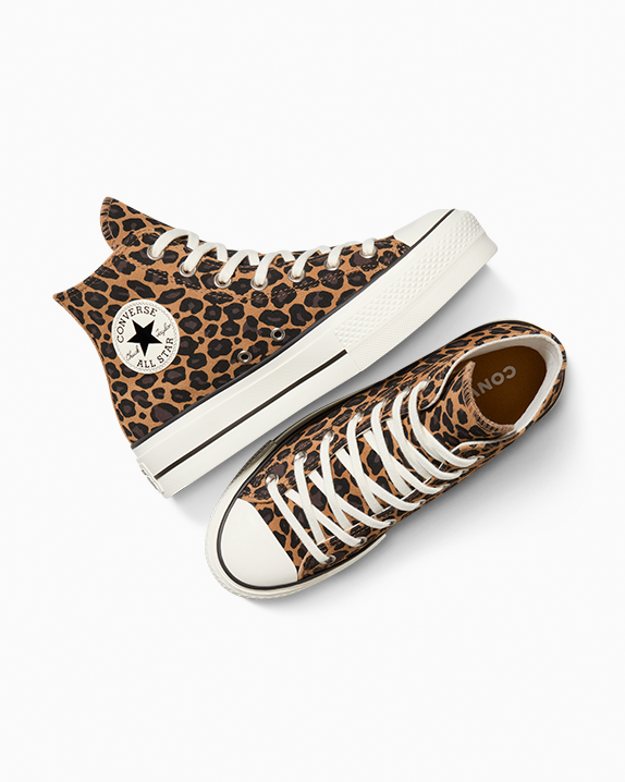 Chuck Taylor All Star Lift Platform Leopard Suede