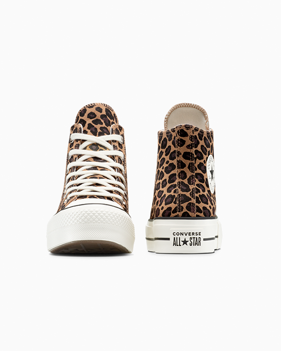 Chuck Taylor All Star Lift Platform Leopard Suede