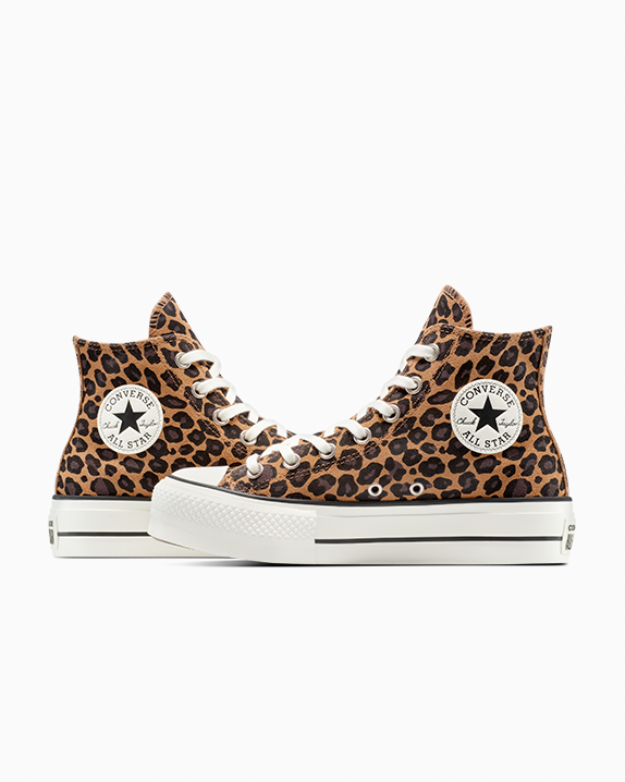 Chuck Taylor All Star Lift Platform Leopard Suede
