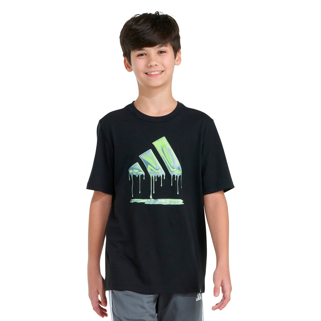 Chrome Drip Logo Tee - Youth