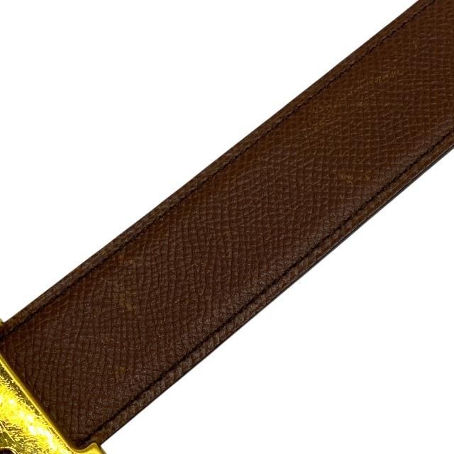 Hermes Constance Belt Accessories Small Leather Brown Green Marked