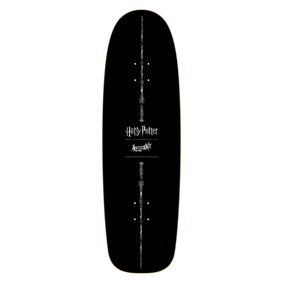 Welcome x Harry Potter Arrival On Slappy Slap Deck - 9.5″ Black/Gold Foil