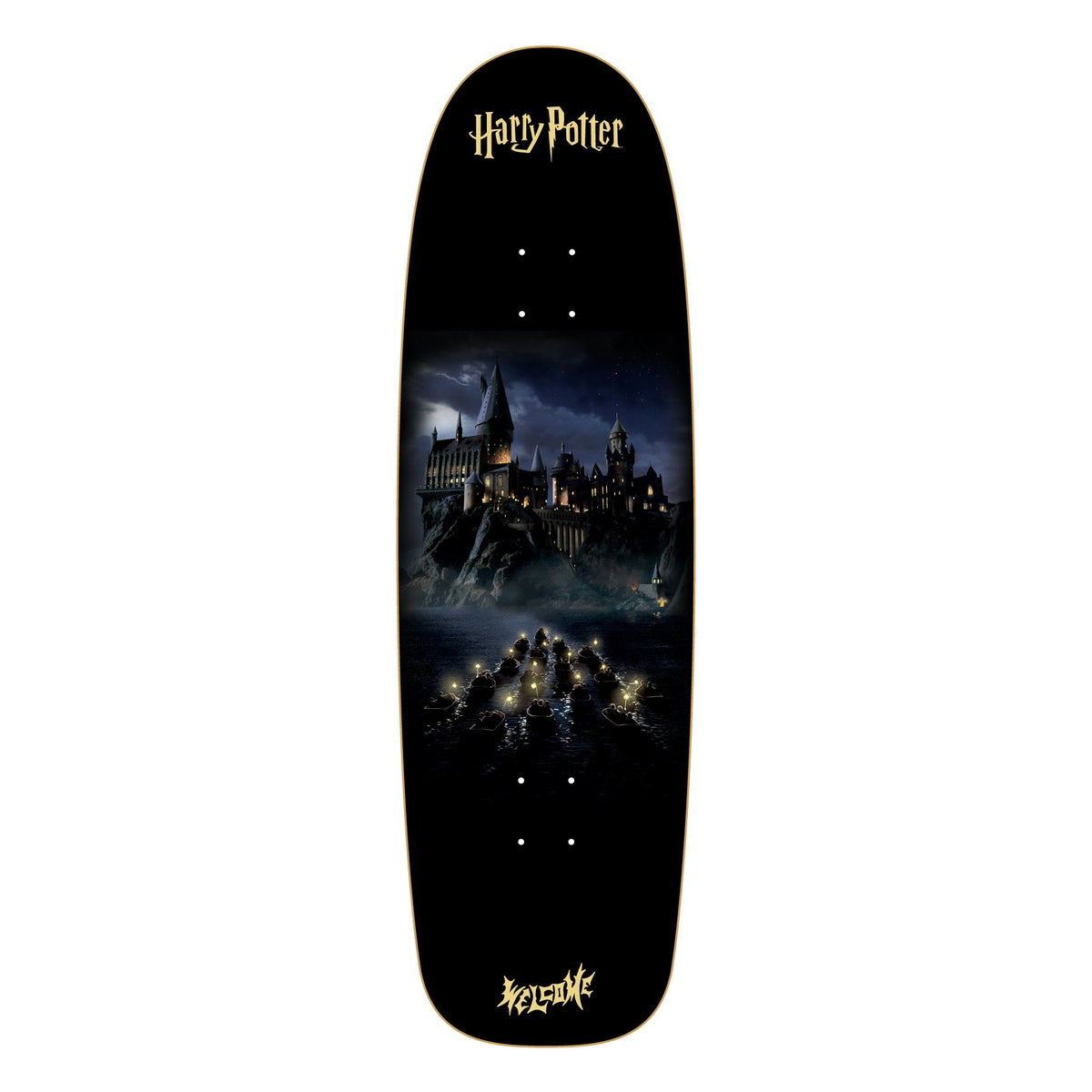 Welcome x Harry Potter Arrival On Slappy Slap Deck - 9.5″ Black/Gold Foil