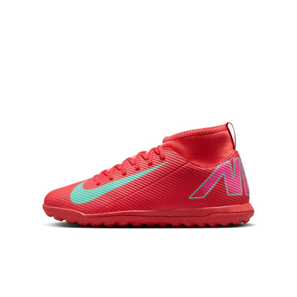 Nike Jr. Mercurial Superfly 10 Club Little/Big Kids' TF High-Top Soccer Shoes