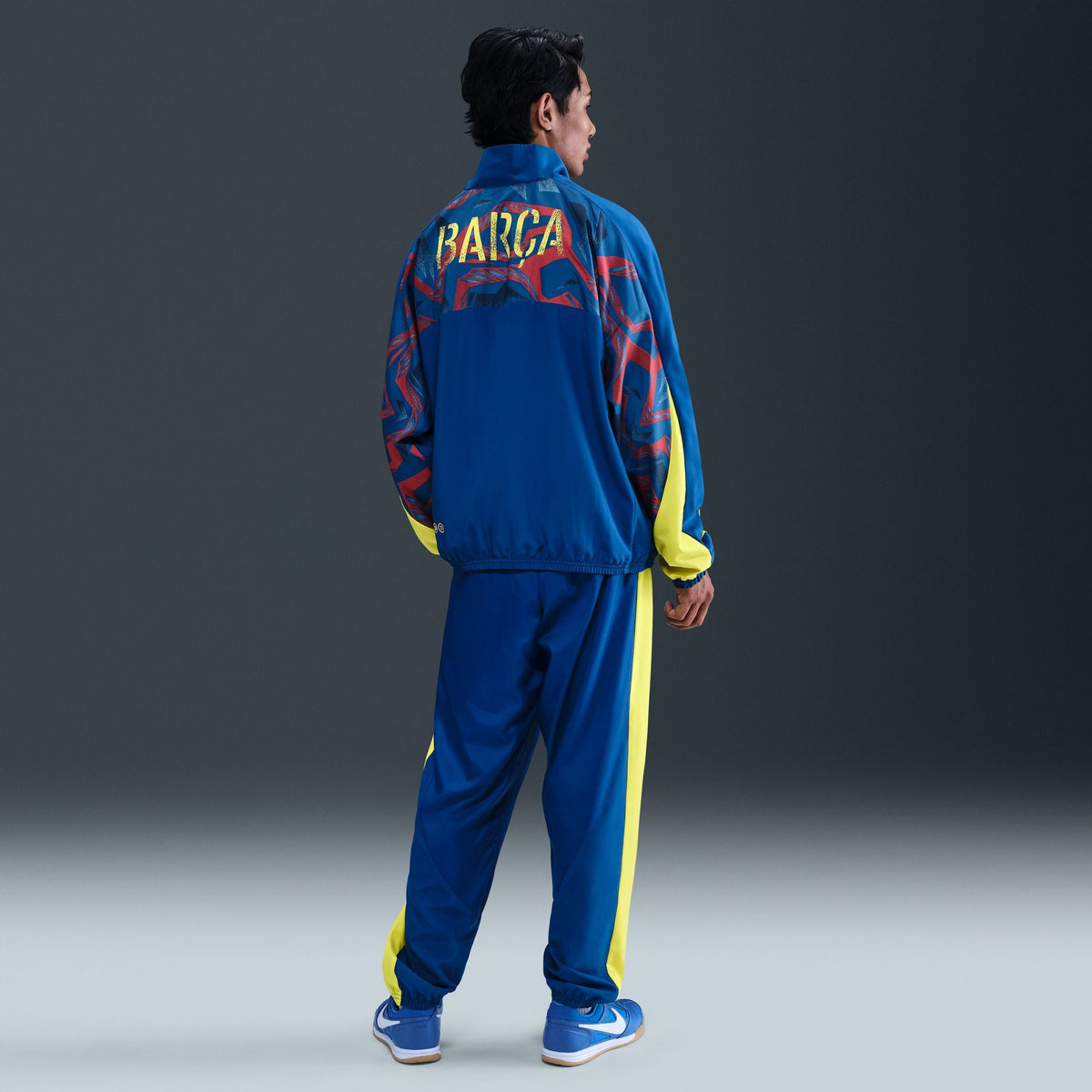 Nike FC Barcelona Starting 5 Fourth Men's Soccer Woven Jacket