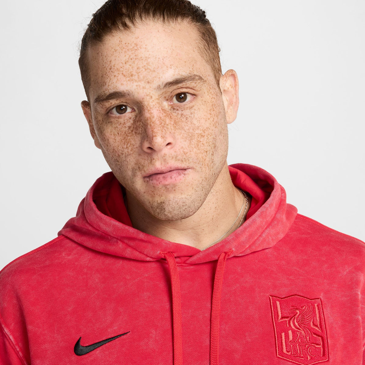 Nike Liverpool FC Club Third Men's Soccer French Terry Pullover Hoodie
