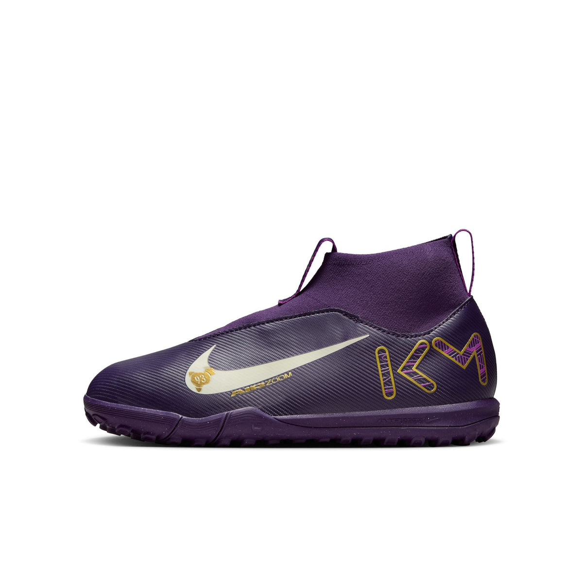 Nike Jr. Mercurial Superfly 10 Academy "Kylian Mbappé" Big Kids' TF High-Top Soccer Shoes